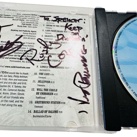 SOL DRIVEN TRAIN - Live On Outer Banks  (CD, 2007, Signed by 3 members) - Picture 6 of 8
